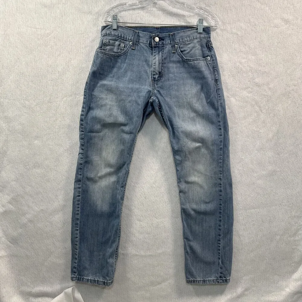 VTG Levis 559 Jeans Mens Size 30x30 Straight Leg Light Wash Red Tag